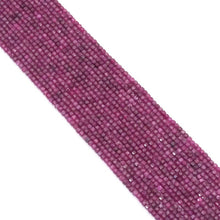 Load image into Gallery viewer, Genuine Ruby Faceted Cube Beads, 2.5mm, Sku#U1544
