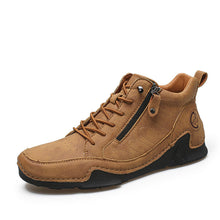Load image into Gallery viewer, Men's Casual Microfiber Leather Lace-Up Sneakers | Plus Size Athletic Shoes