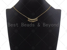 Load image into Gallery viewer, Rainbow CZ Star Bagette CZ Dangle Connector, Princess Cut Dangle,  Star Rectangle Shape Necklace Pendant, 13x36mm, sku#JL01