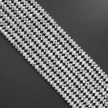 Load image into Gallery viewer, Bright Silver Hematite-2x3/2x4/3x6/3x8/6x10mm Rondelle Smooth /Faceted , SKU#S3