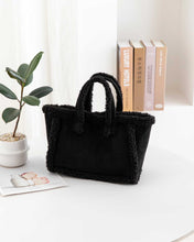 Load image into Gallery viewer, Plush Crossbody Tote Bag