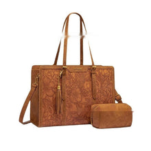 Load image into Gallery viewer, Women's Laptop Bag Vintage Leather Large Capacity