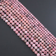 Load image into Gallery viewer, Pink Opal Jade Round Smooth Beads, Sku#U2224