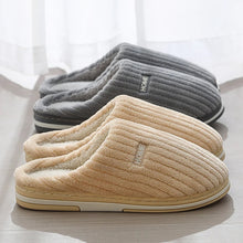 Load image into Gallery viewer, Women's Plush Cotton Slippers - Non-Slip Winter House Shoes Indoor Warm Comfort