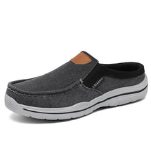 Load image into Gallery viewer, Men's Plus-Size Casual Canvas Slip-On Mules - Breathable Lightweight Outdoor Shoes