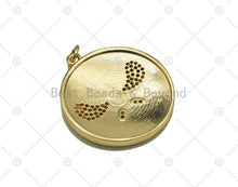Load image into Gallery viewer, Enamel Skull Charm, Skull Pendant, Halloween Jewlery, sku#F1452