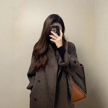 Load image into Gallery viewer, Women's Thickened Knee-length Mid-long Korean-style Wool Coat