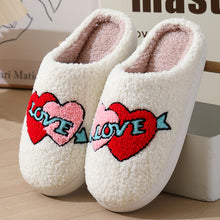 Load image into Gallery viewer, Women's Plush Embroidery Home Slippers | Suede Non-Slip Warm House Shoes
