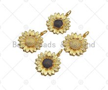 Load image into Gallery viewer, Gold Filled Daisy Flower Shape Pendant/Charm, 18x20mm,Sku#F1401C