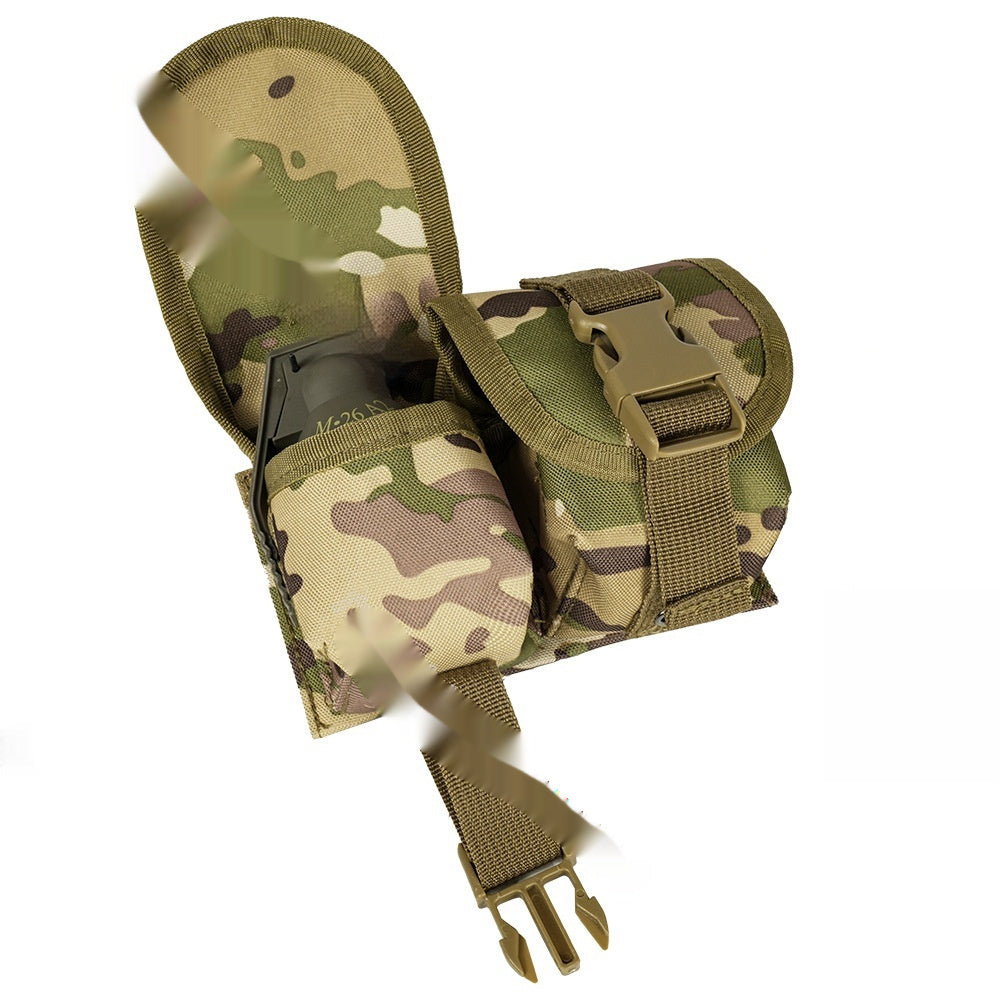 Outdoor Grenade-Style Tactical Phone Pouch | Dual-Pocket Oxford Cloth Hanging Bag – Unisex