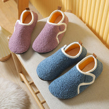 Load image into Gallery viewer, Unisex Indoor Slip-Resistant Thick-Soled Sock Boots | Warm Fleece Velcro Slippers