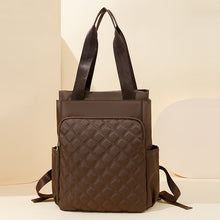 Load image into Gallery viewer, Diamond-Pattern Embroidered Backpack for Women | Dual-Handle Oxford Cloth Backpack | Sarah Express