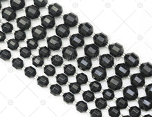 Load image into Gallery viewer, Black Onyx Double Point Beads, Sku#U1310