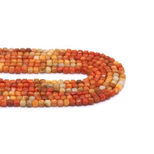 Load image into Gallery viewer, Genuine Multicolor Coral Faceted Cube Beads, 2.5mm, Sku#U1545