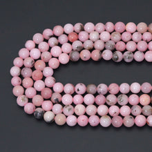 Load image into Gallery viewer, Pink Opal Jade Round Smooth Beads, Sku#U2224