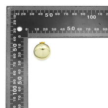 Load image into Gallery viewer, Plain Gold Silver Half Ball Stud Earrings, Sku#LD572