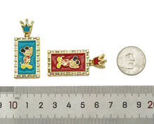 Load image into Gallery viewer, CZ Enamel Mickey Mouse Pendant, Sku#JL79
