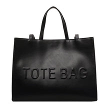 Load image into Gallery viewer, Retro Tote Bag for Women – Trendy PU Leather Commuter Handbag with Dual Straps