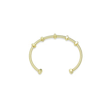 Load image into Gallery viewer, Gold Nut Bolt Adjustable Bracelet cuff, Sku#A281