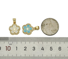 Load image into Gallery viewer, Colorful Enamel Flower Charm, LK577