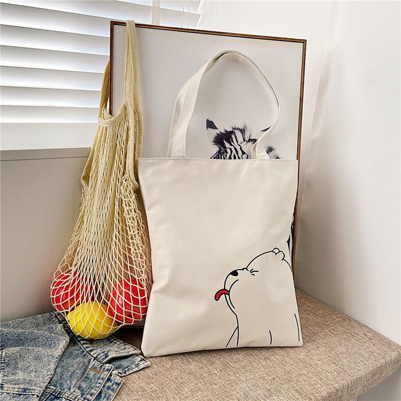 Women's Graphic Print Shoulder Bag – Cute Printed Mommy Tote with Multiple Pockets