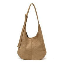 Load image into Gallery viewer, Women's Suede-Texture Bucket Shoulder Bag – Large Capacity Underarm Handbag