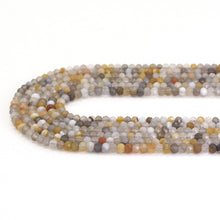 Load image into Gallery viewer, Genuine Botswana Agate Faceted Rondelle Beads, Sku#U1671