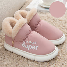 Load image into Gallery viewer, Unisex Plush Fleece High-Back Heel Slippers | Warm Breathable House Shoes