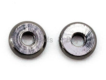 Load image into Gallery viewer, 20pcs Rondelle Donuts Space Bead, 6mm/8mm/10mm Brass based, 24K Gold Silver Gunmetal Plated, Smooth finish,High quality,  SKU#C53