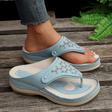 Load image into Gallery viewer, Women's Thong Sandals | Summer Beach Flip Flops Open-Toe PU Slippers