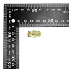 Load image into Gallery viewer, Plain Gold Silver Oval LInk Shape Adjustable Ring, Sku#A309