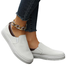 Load image into Gallery viewer, Women's Slip-On Flat Loafers | Color-Block Round Toe Casual Shoes