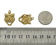 Load image into Gallery viewer, Gold Mask Charm, Sku#F1478C