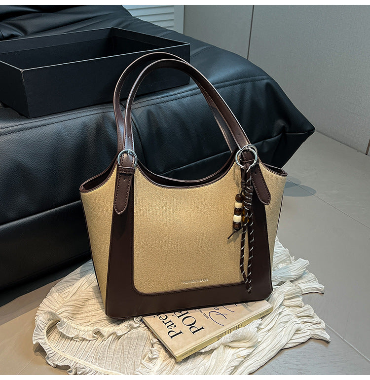 Retro Commuter Tote Shoulder Bag