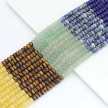 Load image into Gallery viewer, 5x8mm Smooth Rondelle Colorful Jade, Sku#U2124