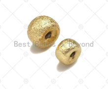 Load image into Gallery viewer, Gold Filled Starburst Rondelle Spacer Beads, 4x6mm/5x8mm 18K Gold Filled Brass Spacer Beads, Pony beads, Sku#C124