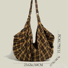 Load image into Gallery viewer, Womens Plaid Multi-Wear Large-Capacity ShoulderCrossbody Bag
