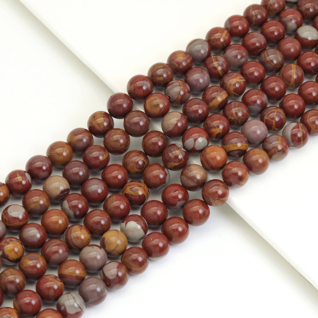 Genuine Noreena Jasper Round Smooth Beads, Sku#U1877