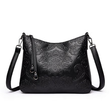 Load image into Gallery viewer, Women's PU Leather Crossbody Messenger Bag - Multi-Compartment Shoulder Bag