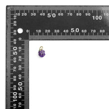 Load image into Gallery viewer, Purple Enamel Berry Charm Pendant,Sku#LX847