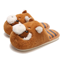Load image into Gallery viewer, Women's Cartoon Fuzzy Slippers - Warm Plush Indoor House Slippers