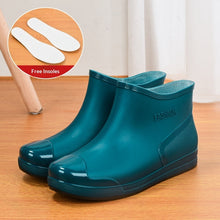 Load image into Gallery viewer, Women's Waterproof Rain Boots – Non-Slip Low-Cut Short Boots for All Seasons