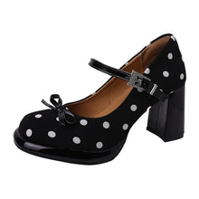 Load image into Gallery viewer, Women's Chunky Heel Slingback Mary Jane Heels – Thick Sole Block Heel Pumps