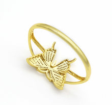 Load image into Gallery viewer, CZ Butterfly Adjustable Bracelet and Rings, Sku#X320C
