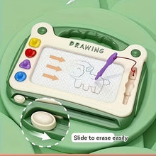 Load image into Gallery viewer, Magnetic 3-in-1 Drawing Board Toy, Draw, Write, Erase &amp; Repeat