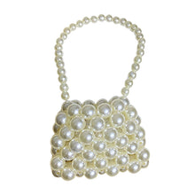Load image into Gallery viewer, Handwoven Pearl Crossbody Bag