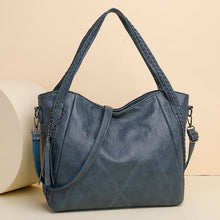 Load image into Gallery viewer, Women's PU Leather Crossbody Tote Bag – Spacious, Minimalist &amp; Versatile