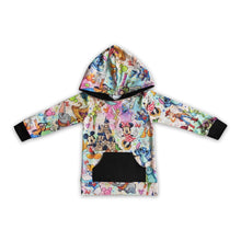 Load image into Gallery viewer, Girl Long Sleeve mouse park pocket hoodie
