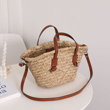 Load image into Gallery viewer, Natural Straw Woven Shoulder Bag - French-Style Handbag for Women | Sarah Express