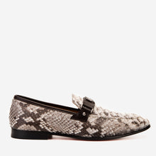 Load image into Gallery viewer, The Boss Pyth Naturel White Color Bit Loafer Men Shoe